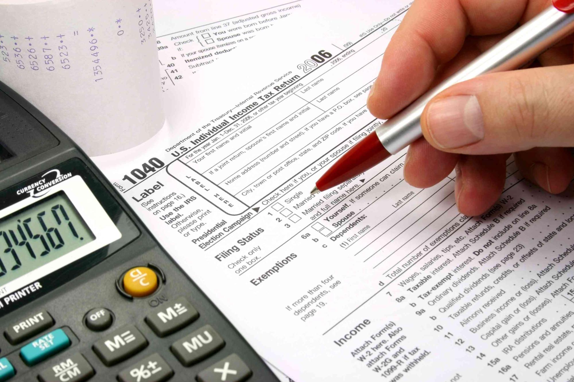 1040 Income tax Return Processing
